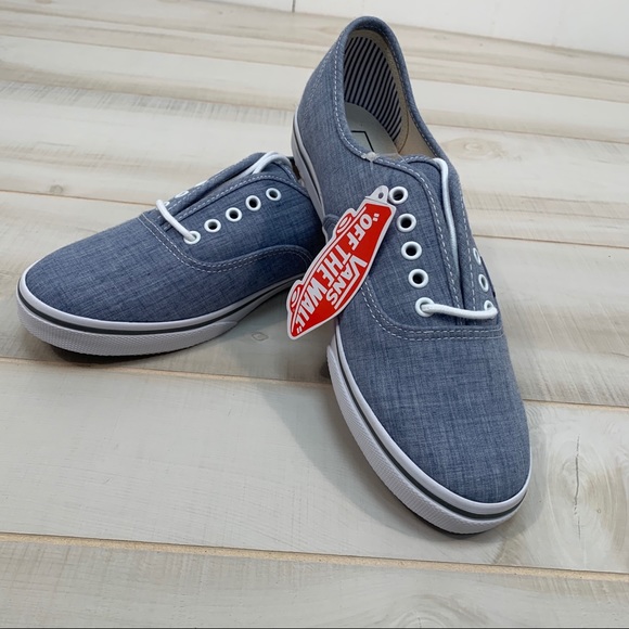 Van’s Off The Wall Blue Lace Up Sneakers 9 - Picture 2 of 10